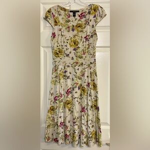 MNG by Mango Women’s Floral Dress Size Medium